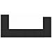 Set mobile TV 4 pcs Nero Legno multistrato - Foto miniatura 9