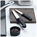 Coltello disossatore Professionale P-9000 - Lama da 15cm in Acciaio Inox Forgiato - Manico Antiscivolo ergonomico nero - Per Disossare Carne e Pollame - per Uso Domestico e Professionale - Made in Italy - Foto miniatura 2
