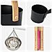 Set di Accessori per Sauna 5 pcs Nero - Foto miniatura 6