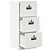 Armadio per File con cassetto Bianco 44 x 50 x 106.5 cm - Foto miniatura 6
