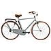 Bici Misura 28 Uomo Linea Olanda Retro Bicicletta City Bike Senza Cambio Manubrio Alluminio Completa Di Accessori E Luci A Led - 58 Grigio Taurus - Foto miniatura 1