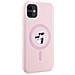 Karl Lagerfeld Custodia In Silicone Magsafe Per Iphone 11 - Rosa - Foto miniatura 2
