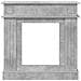 Cornice per camino Grigio Cemento 102 x 26 x 100 cm - Foto miniatura 4