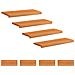 Tappeti per scale 8 pz 80 x 25 x 2 cm Marrone Chiaro - Foto miniatura 1