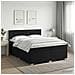 Letto box spring con materasso Nero 140 x 200 cm Tessuto - Foto miniatura 5