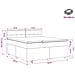 Letto box spring con materasso Nero 140 x 200 cm Tessuto - Foto miniatura 6
