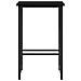 Sgabello da bar Rovere Nero 40 x 32 x 74 cm - Foto miniatura 3