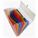 classificatore a 13 tasche 33x25cm in ppl crystal - Foto miniatura 5