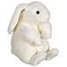 070364 - Peluche A Forma Di Coniglio Seduto, 22 Cm, Colore: Bianco - Foto miniatura 1