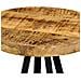 Sedie Da Bar 4 Pz In Legno Massello Di Mango 30x30x76 Cm - Foto miniatura 5