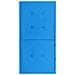 Cuscini per Sedie da Giardino 4 pz Blu 100x50x4 cm - Foto miniatura 5