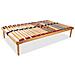 Rete Piazza E Mezza Modello Dynamic Misura 120x200 In Legno Di Faggio Con Doghe Ammortizzate E Basculanti E Regolatori Di Rigidità Zona Lombare - Materassimemory. eu - Foto miniatura 1