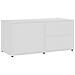 Mobile Porta TV Bianco 80x34x36 cm in Legno Multistrato - Foto miniatura 1