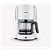 Ka4816 Macchina Da Caffè Con Filtro, 10 Tazze, Capacità: 1,4 L, Spegnimento Automatico, Caraffa In Vetro, Potenza: 1000 W, Bianco - Foto miniatura 7