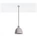Sospensione A Soffitto A Cupola A 1 Luce Bianca, E27 - Foto miniatura 2