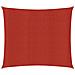 Vela Parasole 160 g / m² Rossa 2,5x2,5 m in HDPE - Foto miniatura 1