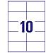 ELA022, Bianco, Self-adhesive printer label, A4 - Foto miniatura 1