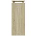 Tavolino Consolle Rovere Sonoma 80x30x80cm in Legno Multistrato - Foto miniatura 5
