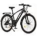 Bicicletta Elettrica X7 Plus con Display LCD Forcella Frontale Velocità 25 km /h Autononomia 80km Ruote 27.5'' Potenza 250 W Colore Nero / Grigio - Foto miniatura 1