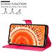 Custodia Compatibile Con Honor View 30 In Rosa Vivo - Coperchio Protettiva Con Chiusura Magnetica, Funzione Stand E Tasca Per Le Carte - Foto miniatura 3