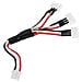 Cavo 3 In 1 Carica Batterie Da 7.4v 2s Per Rc Droni Quadricotteri Jjrc H16 X6 Wltoys V262 V666 A959 A979 V912 V913 K120 Syma X8c X8w X8g - Foto miniatura 3