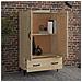 Credenza Rovere Sonoma 70x31x115 Cm In Legno Multistrato - Foto miniatura 3