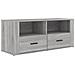 Mobile Tv Grigio Sonoma 100x35x40 Cm In Legno Multistrato - Foto miniatura 2