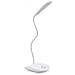 Lampada Da Tavolo A Led Ruotabile, Dimmerabile, Alimentata A Batteria Bianca - Foto miniatura 9