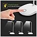 Lampada Da Tavolo A Led Ruotabile, Dimmerabile, Alimentata A Batteria Bianca - Foto miniatura 4