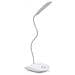 Lampada Da Tavolo A Led Ruotabile, Dimmerabile, Alimentata A Batteria Bianca - Foto miniatura 1
