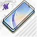 Pellicola Salvadisplay Vetro Temperato 9h Per Samsung Galaxy A34 5g Bordo Nero - Foto miniatura 5