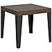 Tavolo Allungabile 90x90/246 Cm Flame Telaio Antracite - Noce - Foto miniatura 5