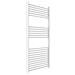 Termoarredo Bagno Scaldasalviette Acciaio Radiatore Calorifero Termosifone Bianco *** Finitura- : Bianco Opaco, Misure : H1200xl600xi550 Mm - Foto miniatura 1