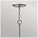 Lampadario Industrial Nordico Ascher Acciaio Nichel Lucido Cristallo 6 Luci E14 - Foto miniatura 2