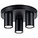 Lampada A Soffitto Lagos 3p Nero Sl. 1466 - Moderno Lampada Da Soffitto Nero 12x25x25 Cm - Foto miniatura 1