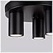 Lampada A Soffitto Lagos 3p Nero Sl. 1466 - Moderno Lampada Da Soffitto Nero 12x25x25 Cm - Foto miniatura 8