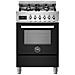PRO64L1ENET cucina Elettrico Gas Nero - Foto miniatura 1