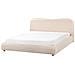 Letto Contenitore Bouclé Blagnac 180 X 200 Cm Beige Chiaro - Foto miniatura 5