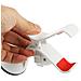 Supporto Car Holder Auto O Universale Stand A Ventosa Da Parabrezza White-red Per Smartphone - Foto miniatura 5