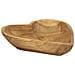 Vassoio Cuore 19 - Marrone - Legno - 18x22x4,5 Cm - Foto miniatura 1