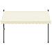Tenda Da Sole Retrattile Crema 300x150 Cm In Tessuto E Acciaio - Foto miniatura 2