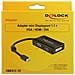 0.16m DisplayPort /VGA + HDMI + DVI 0,16 m Mini DisplayPort VGA (D-Sub) + HDMI + DVI Nero - Foto miniatura 2