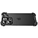 Custodia Unica Con Struttura In Metallo + Pellicola Per Obiettivo Per Iphone 12 Pro Max Black - Foto miniatura 4