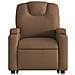 Poltrona Alzapersona Reclinabile Elettrica Marrone Tessuto - Foto miniatura 9