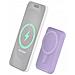 Powerbank Usb-a / Usb-c 10w 5000mah Induzione Compatibile Magsafe, Viola - Foto miniatura 4