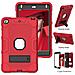 Custodia Per Ipad 9/8/7 10.2"" Armata Con Supporto Rosso - Foto miniatura 2