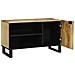 Mobile TV 80x31.5x46 cm Legno massello di mango e legno ingegnerizzato - Foto miniatura 2