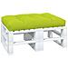 Cuscino per Pallet Verde Brillante 120x80x12 cm in Tessuto - Foto miniatura 3