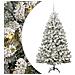 Albero di Natale artificiale con 300 LED Verde e Bianco 180 cm - Foto miniatura 1