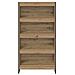 Armadio per Libri 2 pcs Rovere Artigianale 80 x 30 x 155 cm - Foto miniatura 5